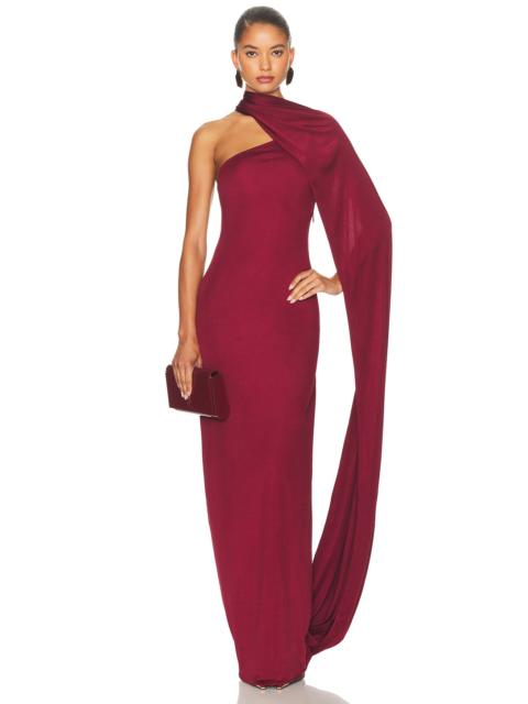 HELSA The Muse Cape Jersey Dress