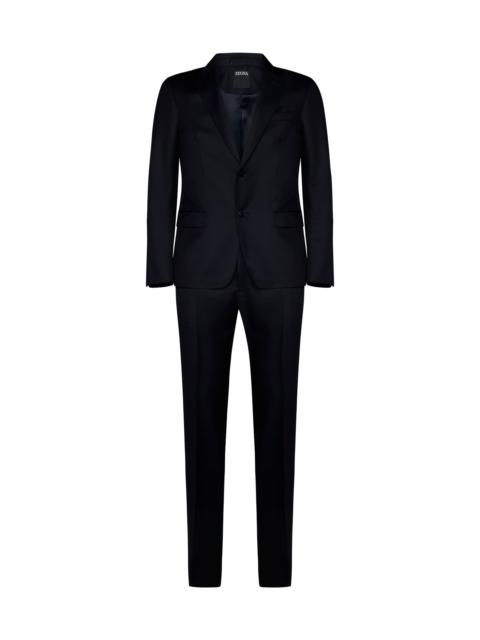 ZEGNA Wool and mohair single-breasted suit