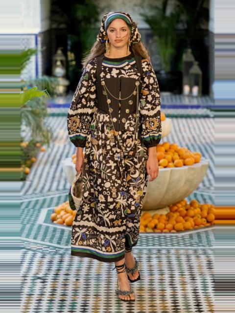 ALÉMAIS Maroc Ramie Midi Dress multi