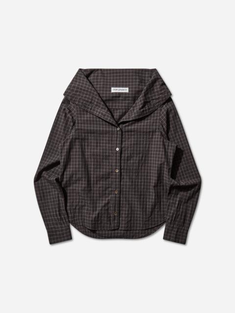 Our Legacy Women's Kaonashi Shirt Black Faux Lumberjack Check
