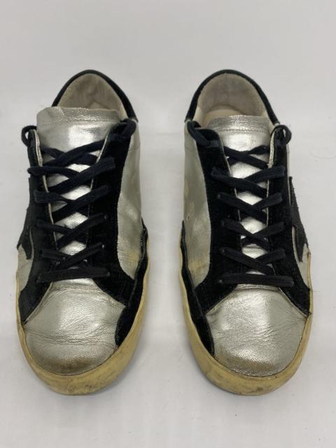 Golden Goose golden goose silver black ggdb superstar size 37 women / us7