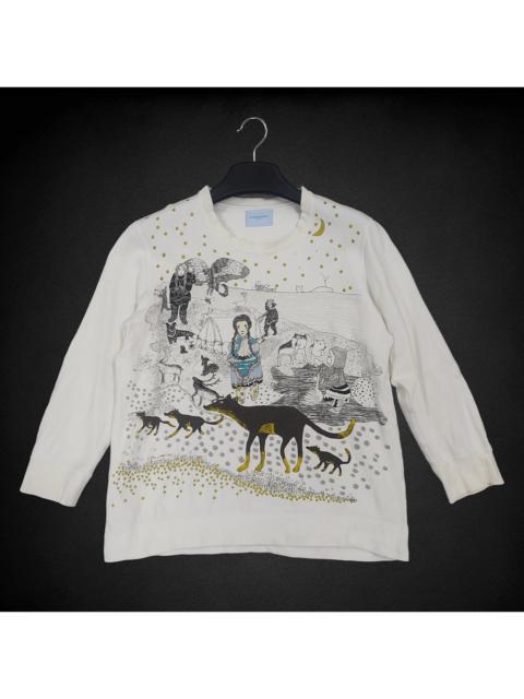 TSUMORI CHISATO ROOM Rare Graphic Sweater Pullovers