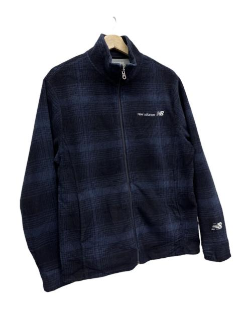 New Balance Vintage 90’s NEW BALANCE Tartan Plaid Fleece Jacket