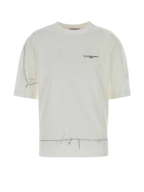 Givenchy Givenchy Women White Cotton Oversize T-Shirt