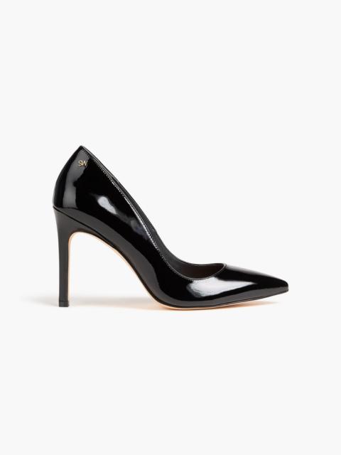 Stuart Weitzman Leigh 95 patent-leather pumps