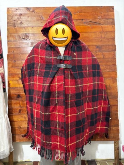 Burberry Offernow🔥Vintage burberry blue label hooded wool scarf