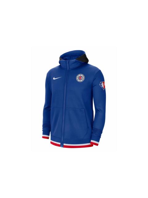 Nike Nike NBA Los Angeles Clippers Showtime Dri-Fit Full-Zip Hoodie Blue