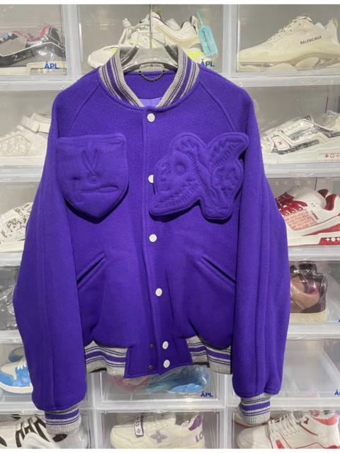 Louis Vuitton LV Wizard of Oz Purple Embossed Baseball JKT 52