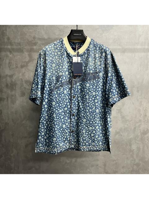 Louis Vuitton Louis Vuitton Polka-Dot Logo and Letter Print Short-Sleeve Shirt