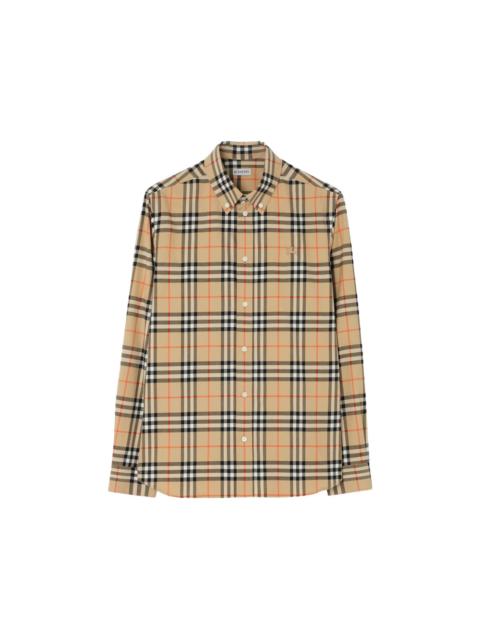 Burberry Burberry Neutrals Shirts Men