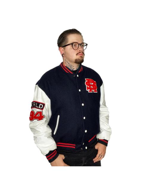 Other Designers The Rolling Stones - ⚫️Rare⚫️ TheRollingStone Varsity Bomber Black Leather Jackets