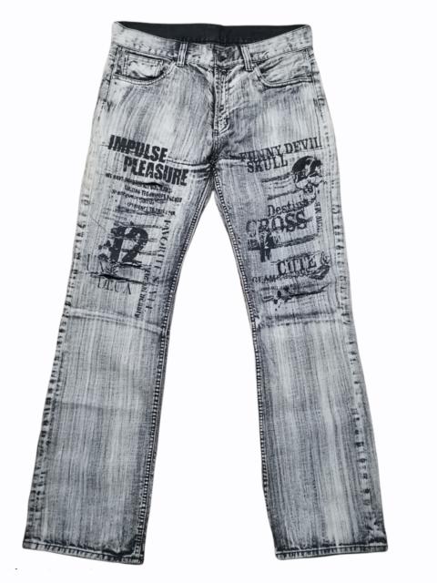Other Designers Distressed Denim - 🔥Denim Steals🔥 Distressed Devil Skull Wash Pants