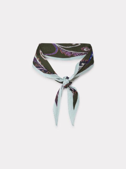 KENZO 'KENZO Paisley' small pleated scarf