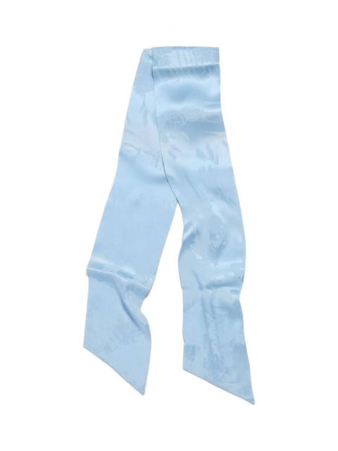 BALENCIAGA Women's Washed Crayon Scarf in Baby Blue