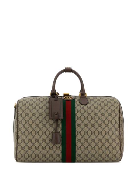 GUCCI Gucci Men Printed Canvas Travel Bag