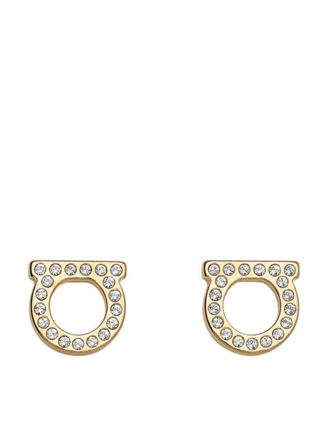 FERRAGAMO Ferragamo Women Gancini Crystals Earrings