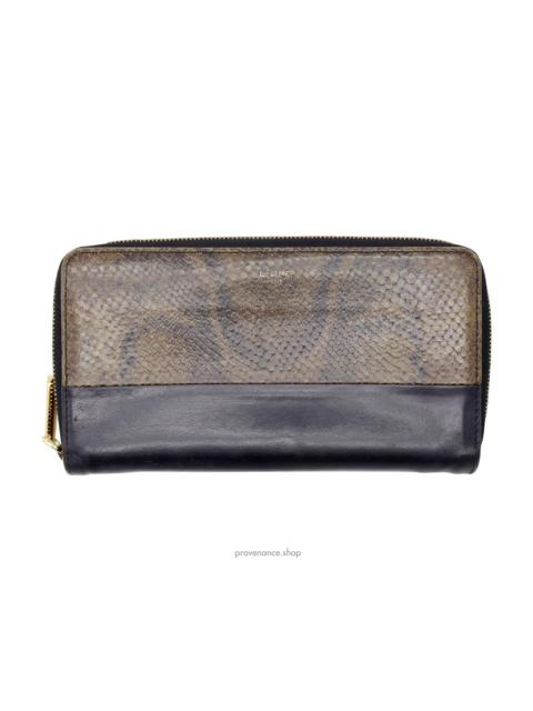 CELINE Celine Multifunction Zip Wallet - Black/Python