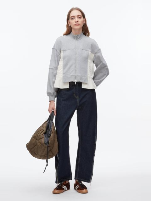 3.1 Phillip Lim Terry Hybrid Zip Up