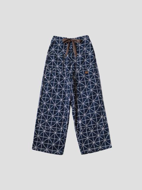 Kapital 8oz DENIM FOLD DOJO W-KNEE BAGGY PANTS