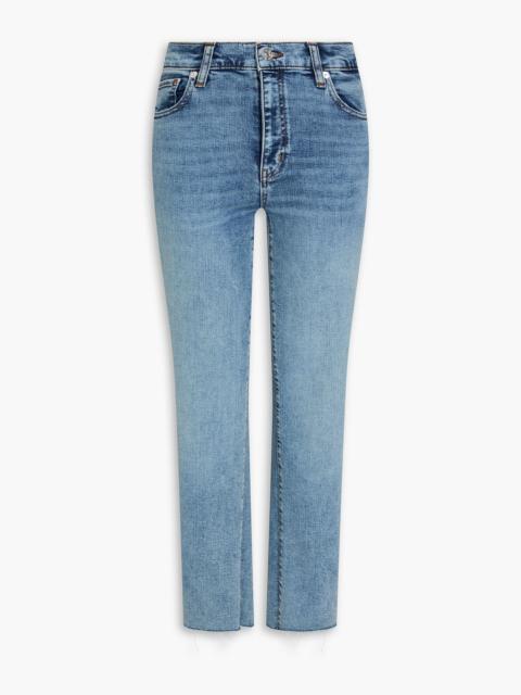 FRAME Le Sleek Straight high-rise straight-leg jeans