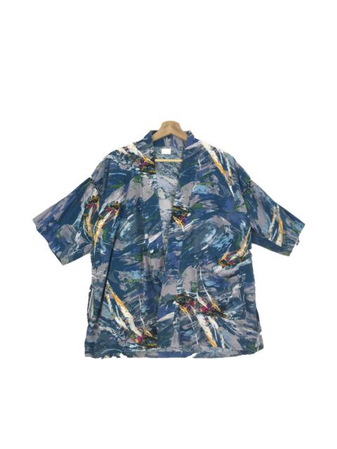 Other Designers Vintage - Vintage Surf Kimono Japanese Jacket Surfwear | BS54470.