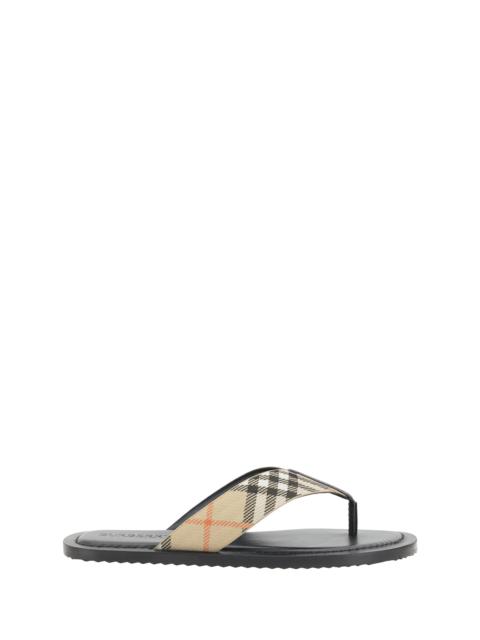 Burberry Burberry Men Pavilion Check Sandal