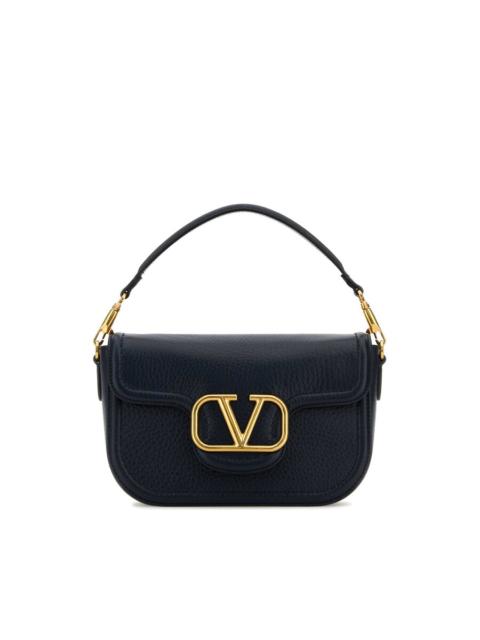 Valentino Valentino Garavani Midnight Blue Leather Alltime Shoulder Bag