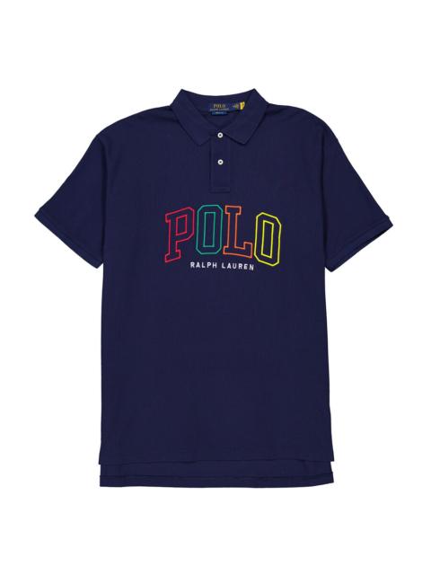 Polo Ralph Lauren Polo Ralph Lauren Navy 20/1 Big Fit Logo Mesh Polo Shirt