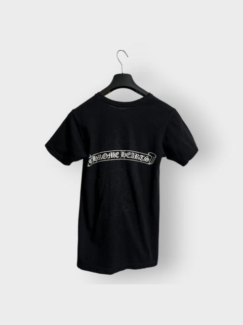 Chrome Hearts STEAL! 2010s Chrome Hearts Multi Crosses Scroll Logo Tee