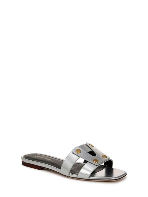 VERONICA BEARD Veronica Beard Via Slide Sandal in Silver at Nordstrom
