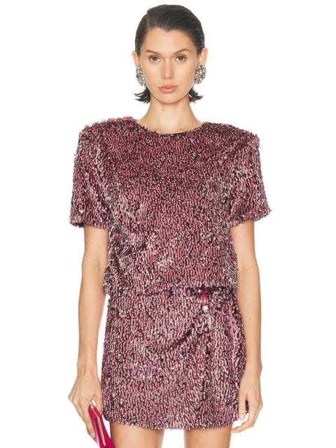 AREA Sequin T-Shirt