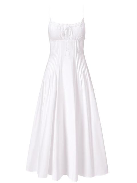 STAUD Margi Dress in White