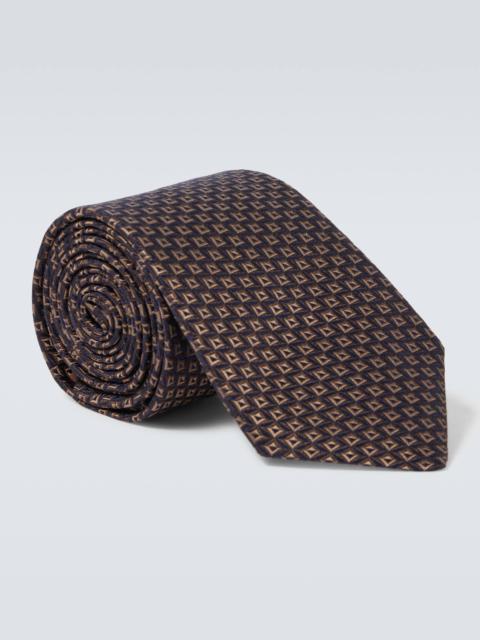 Canali Silk jacquard tie