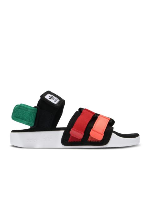 adidas ADILETTE SANDAL 4.0 'BLACK SCARLET TRUE ORANGE'