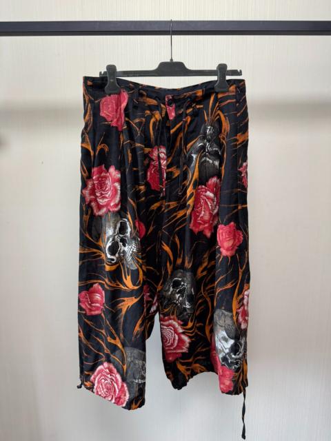 Yohji Yamamoto Yohji Yamamoto 19ss Skull Rose Cropped Pants