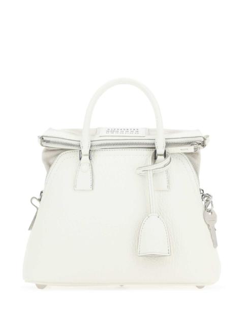 Maison Margiela Maison Margiela Women White Leather 5Ac Handbag