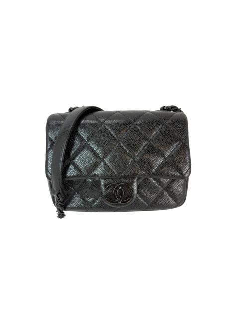 CHANEL Chanel Caviar Quilted Incocognito Mini Square Black Flap Bag