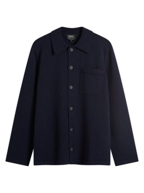 A.P.C. A.P.C. Matti Felted Wool Shirt Jacket