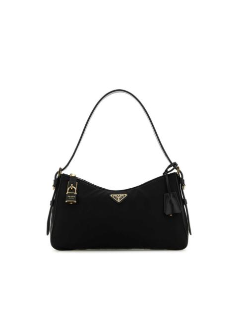 Prada Prada Black Nylon Large Aimée Shoulder Bag