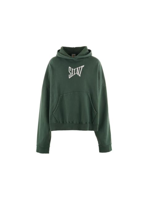 SAINT M×××××× RIBON SAINT HOODIE (GREEN)