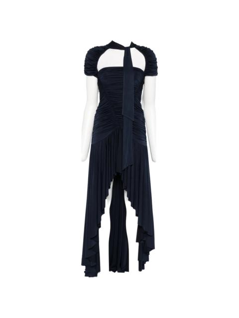 SIEDRÉS Siedres Roxy Cut-out Ruched Asymmetric Dress