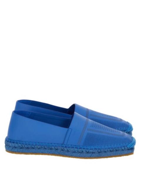 FERRAGAMO Ferragamo Seda Leather Espadrilles, Size 7 C