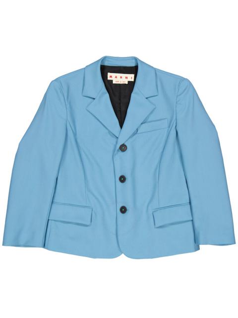 Marni Ladies Gima Single-breasted Blazer, Brand Size 38 (US Size 4)