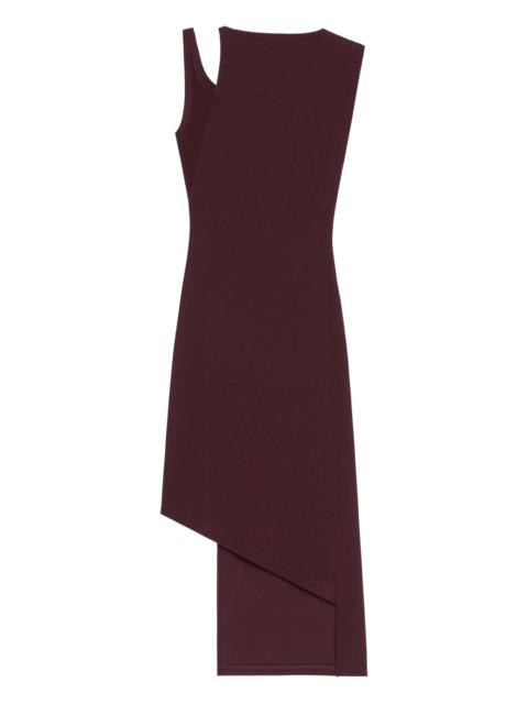 courrèges Oblique Square Rib Dress