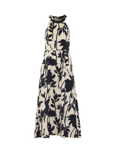 Floral-printed Sleeveless Maxi Dress