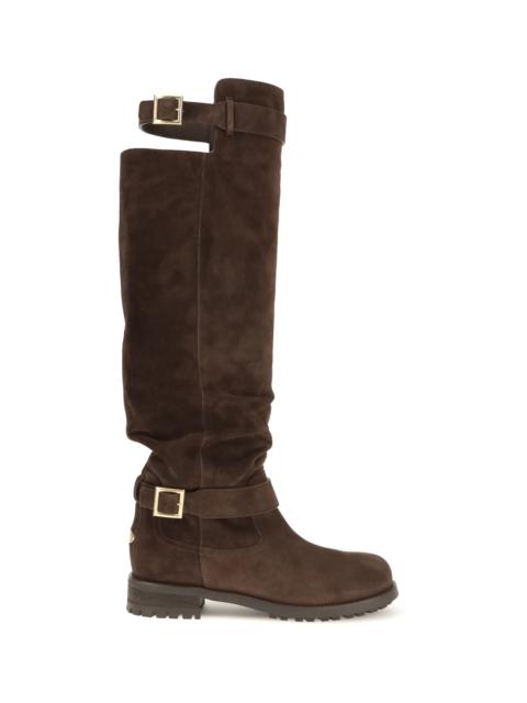 JIMMY CHOO Jimmy Choo Biker Kb Chocolate Women Boots