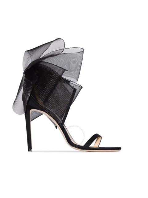 JIMMY CHOO Jimmy Choo Aveline Asymmetric Bow Deatil Sandals