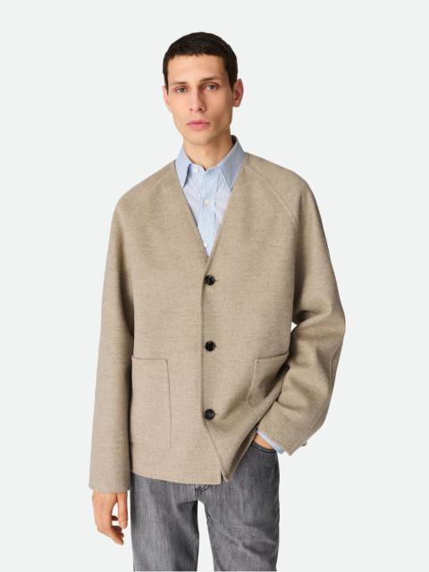 Bottega Veneta Light Double Wool And Cashmere Coat