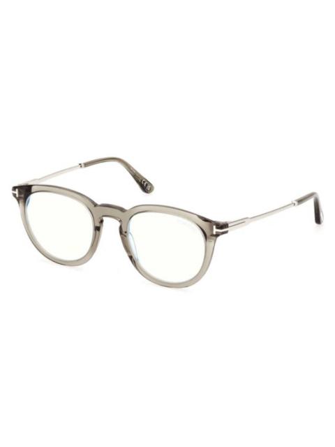 TOM FORD Tom Ford Blue Light Block Oval Men's Eyeglasses FT5905-B 096 49