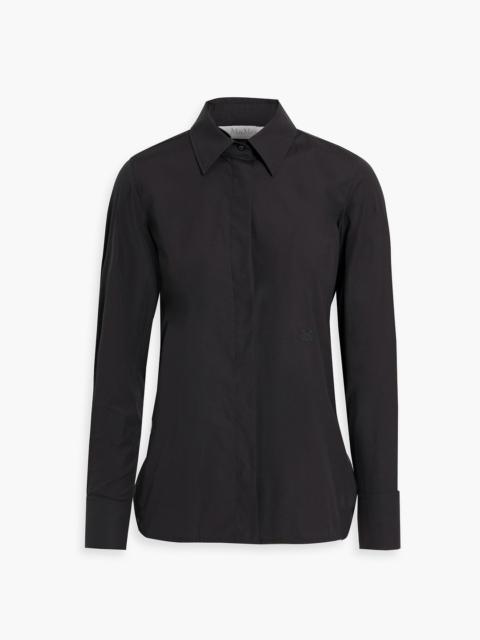 Max Mara Knut cotton-blend poplin shirt